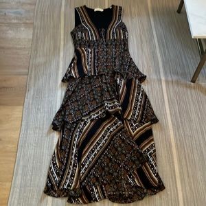 A.L.C. Bohemian pattern maxi dress